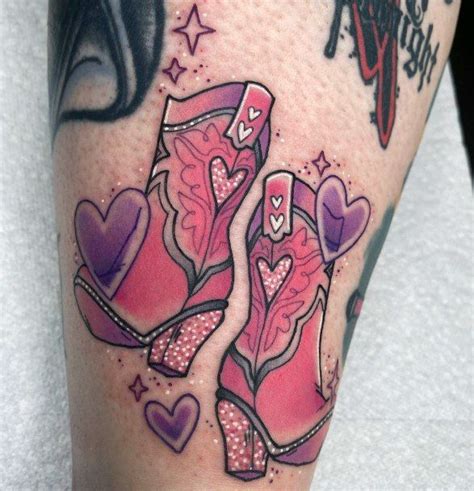 Top 100 Best Cowboy Boot Tattoos For Women - Cowgirl Design Ideas | Cowboy boot tattoo, Tattoos ...