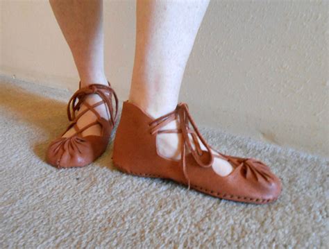 Handmade Leather Sandals Custom Made Medieval Sandal Soft