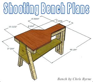 Folding Shooting Bench Plans PDF Woodworking