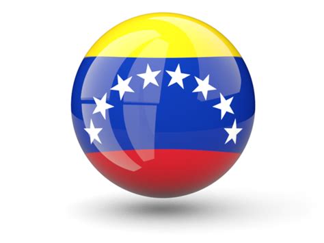 Sphere icon. Illustration of flag of Venezuela