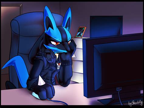 CM: Tired Lucario.. by Shadify on DeviantArt