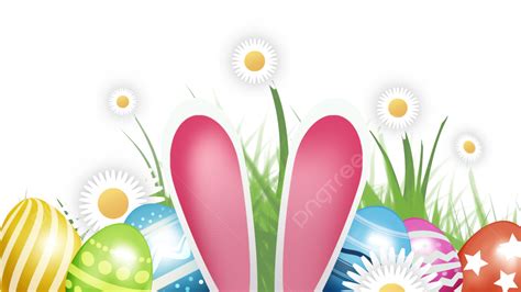 Easter Egg Border PNG Picture, Easter Egg Floral Cute Border, Easter, Frame, Easter Eggs PNG ...