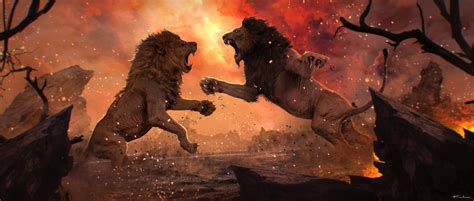 Art From Film - The End Battle ---------- The Lion King...