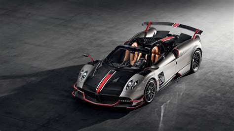 Download Car Silver Car Convertible Supercar Vehicle Pagani Huayra ...