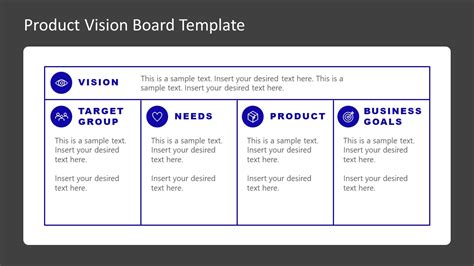 Product Vision Board Template for PowerPoint - SlideModel