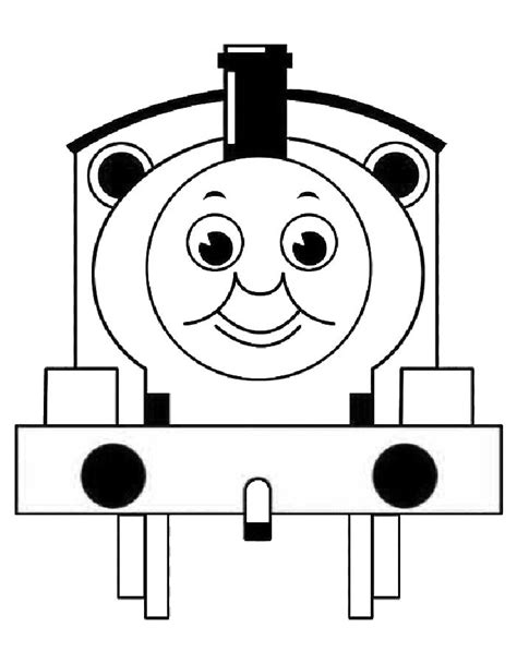 James The Red Engine Coloring Page