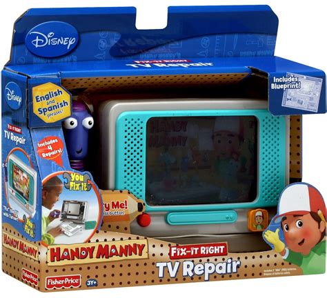 Fisher Price Handy Manny Fix-It Right TV Repair Roleplay Toy - ToyWiz