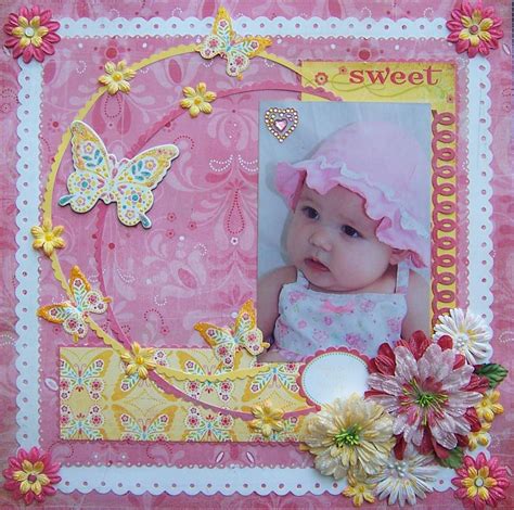 Sweet - Scrapbook.com | Baby girl scrapbook, Baby scrapbook pages, Toddler scrapbook