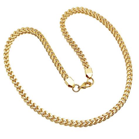 Mens 18K Gold over Stainless Steel 24 Inch Chain Necklace - JCPenney