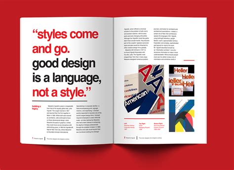 editorial, massimo vignelli :: Behance