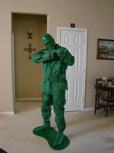 Toy Green Army Man Halloween Costume : 6 Steps (with Pictures ...