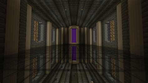 Reflected Nether portal room I made. : r/Minecraft