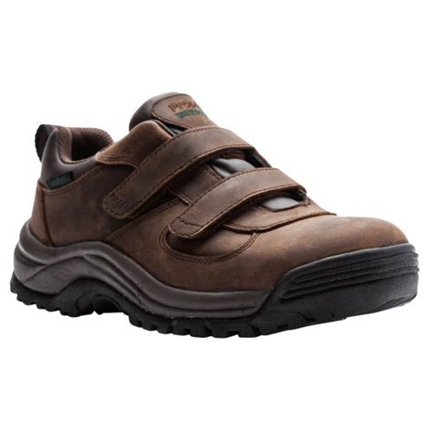 Propet Cliff Walker Low Strap - Men's Low-Top Velcro Strap Hiking Shoes ...