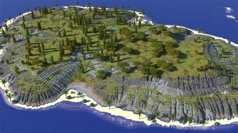 Minecraft Island Map