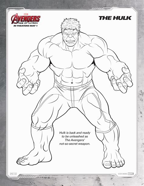 Avengers: Age Of Ultron Coloring Sheets #Avengers #AgeOfUltron ...