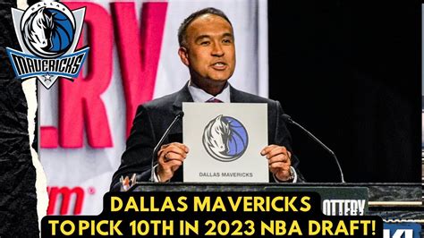 Dallas Mavericks to pick 10th in 2023 NBA Draft! - YouTube