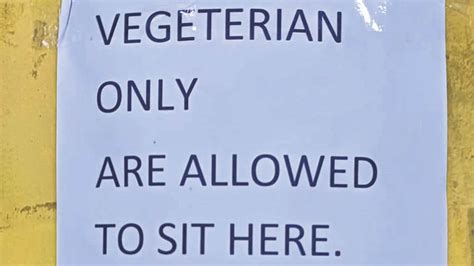 Row erupts on IIT-B campus over vegetarian-only exclusive tables ...