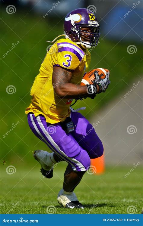 Vikings vs. Broncos editorial stock image. Image of bowl - 23657489