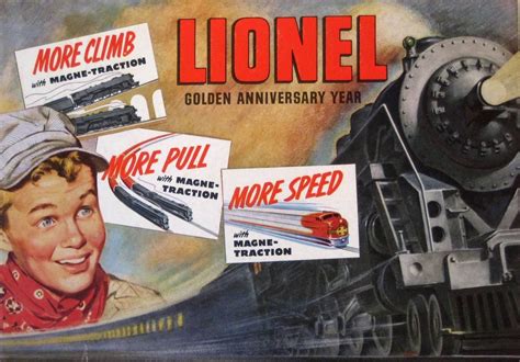 Lionel Trains 1950 Golden Anniversary catalog cover | Lionel trains, Train, Toy train