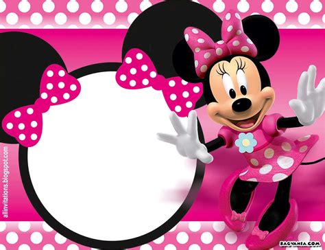 Free Printable Minnie Mouse Birthday Invitations – Bagvania FREE Printable Invitation Template