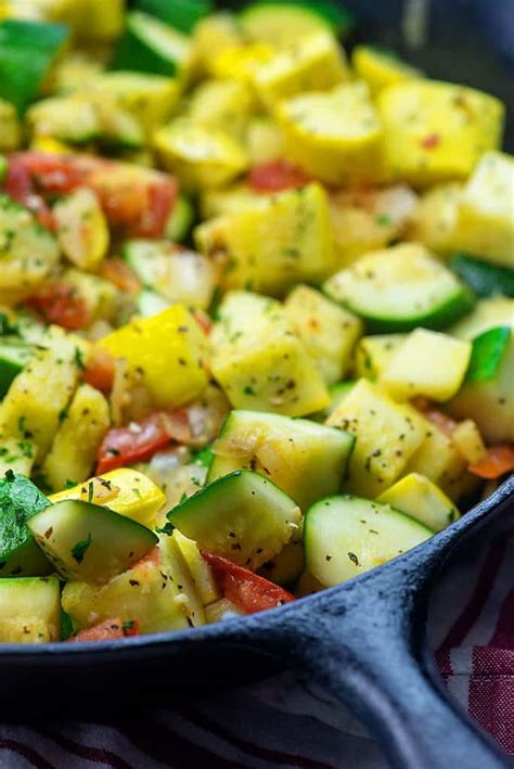 Easy Sauteed Zucchini and Squash | That Low Carb Life