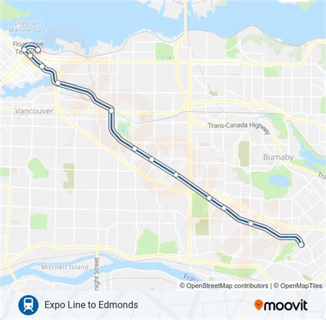Expo Line Route Map