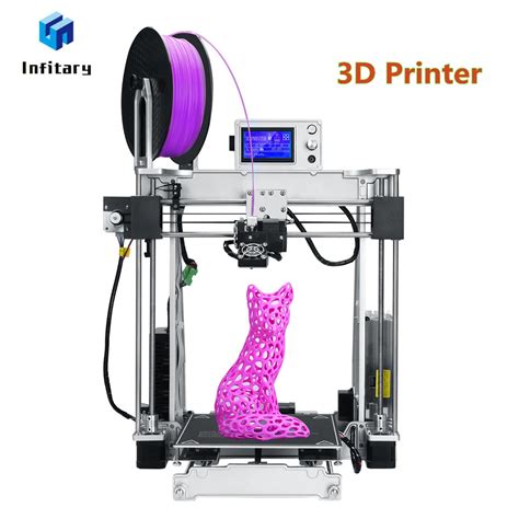 Infitary New Large Size 3D Printer 3D Metal Printer DIY kits 3d printing 1 Roll PLA Free ...
