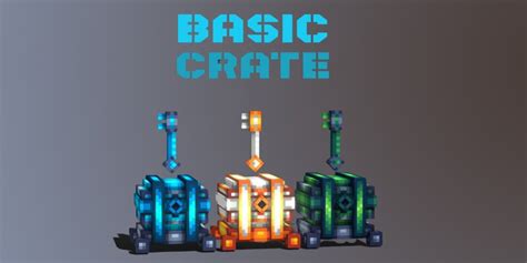 Crate 3D Models Minecraft Texture Pack