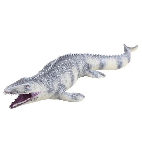 45CM Big Realistic Mosasaurus Dinosaur Model Soft PVC Toy Hand Painted Animal Model Action ...