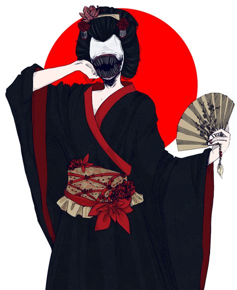 Ohaguro Bettari: Japanese Mythology (PRINT) by Wolf-Fram on DeviantArt