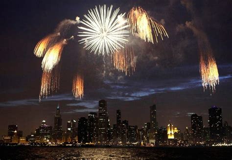 Chicago fireworks | Fuegos artificiales, Paisajes, Amanecer