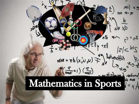 Maths in sports.