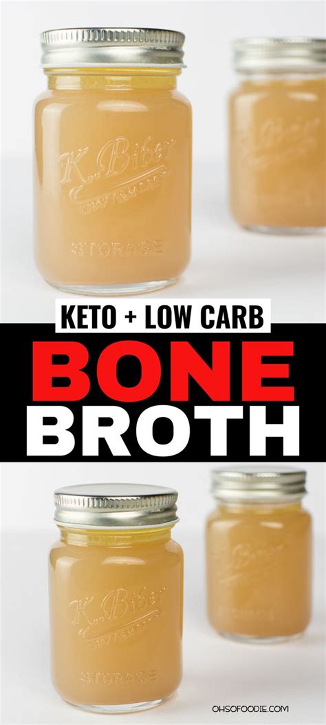 Keto Low Carb Bone Broth | Bone broth, Beef bone broth, Carbs