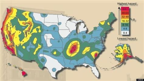 U.S. Fault Lines GRAPHIC: Earthquake Hazard MAP