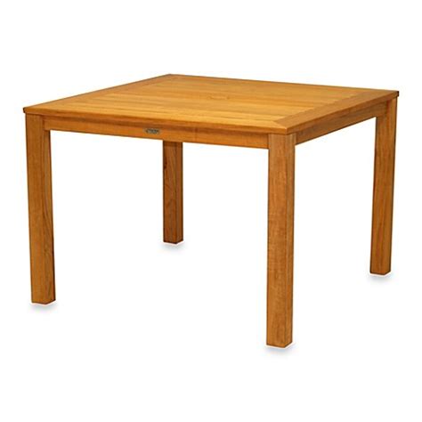 Buy Newport 42-Inch Square Solid Teak Dining Table from Bed Bath & Beyond