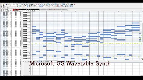 MIDI音源比較（Microsoft GS Wavetable SynthとVirtualMIDISynth） - YouTube