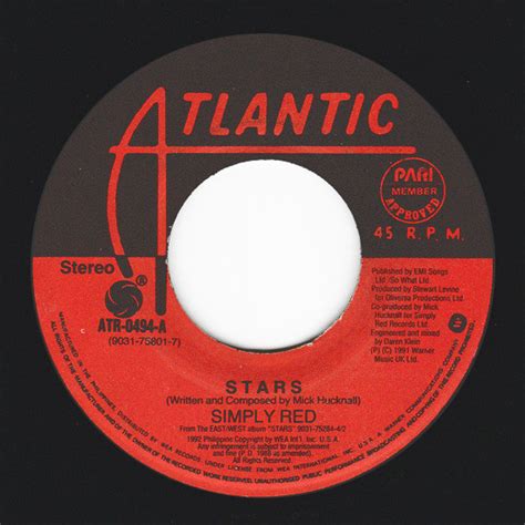 Simply Red - Stars (1992, Vinyl) | Discogs