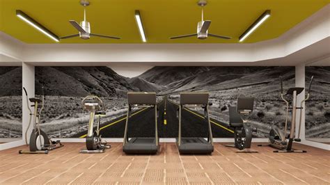 Gym Lighting Design #SomersetPark #Vidazme #InteriorDesign # ...