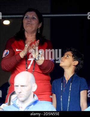 Cristiano Ronaldo, his mother Maria Dolores Aveiro and son Cristiano ...