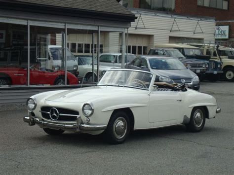 If I can't have a pink car, I will happily settle for a white vintage Mercedes convertible ...