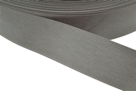 17337 Mil-spec Nylon Webbing 2 Inch-wide Wolf Gray Sold In By-The-Roll Quantities