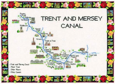 Trent & Mersey Canal Cross CHART ONLY