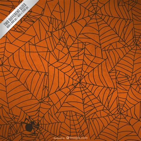 Halloween spider web background Vector | Free Download