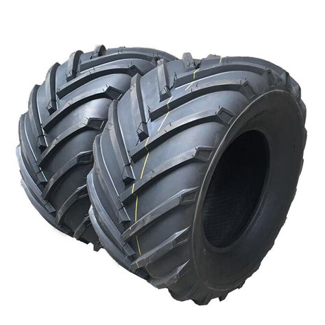 Pair of Lawn Mower Turf Tires Tubeless 24x12.00-12 4PR Rim width: 9.50 ...