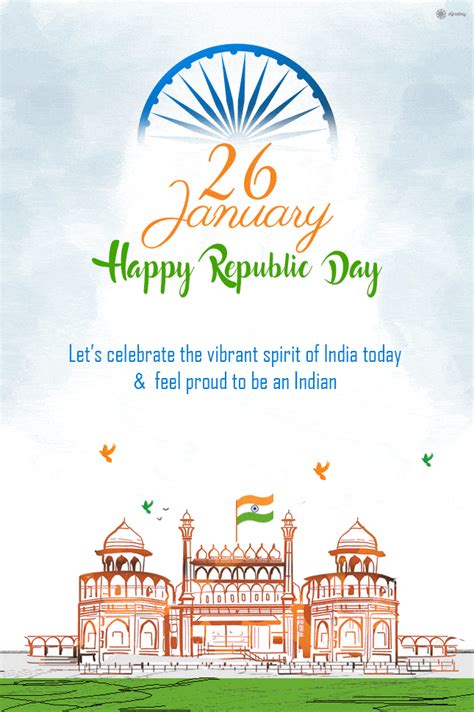 India Republic Day Wishes Images, Drawings, Quotes, Posters, Gifs To Share | 26 January 2022 ...