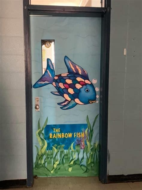 Rainbow fish classroom door decoration | Rainbow fish, Rainbow fish ...