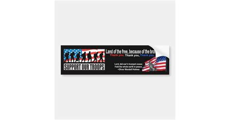 Support Our Troops - Bumper Stickers | Zazzle