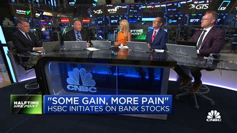 CNBC 'Halftime Report' traders weigh in on bank stocks calls on HSBC