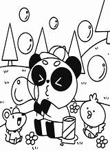 Kawaii Animal Coloring Pages  For Kids And Adults sketch template