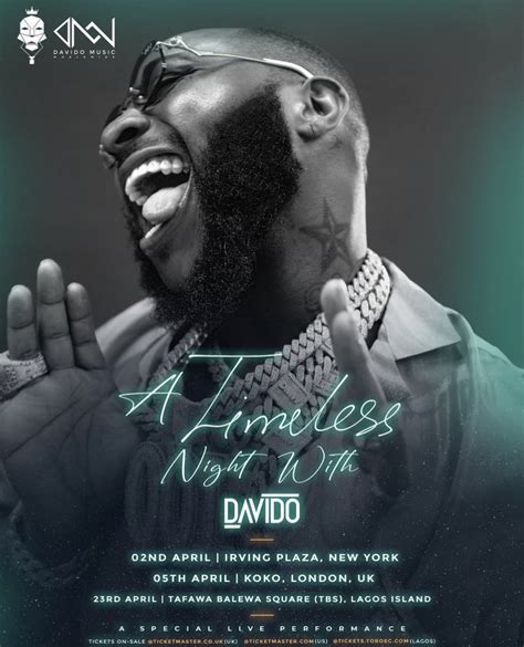 Davido to Host Special Live Event "A Timeless Night" in New York ...